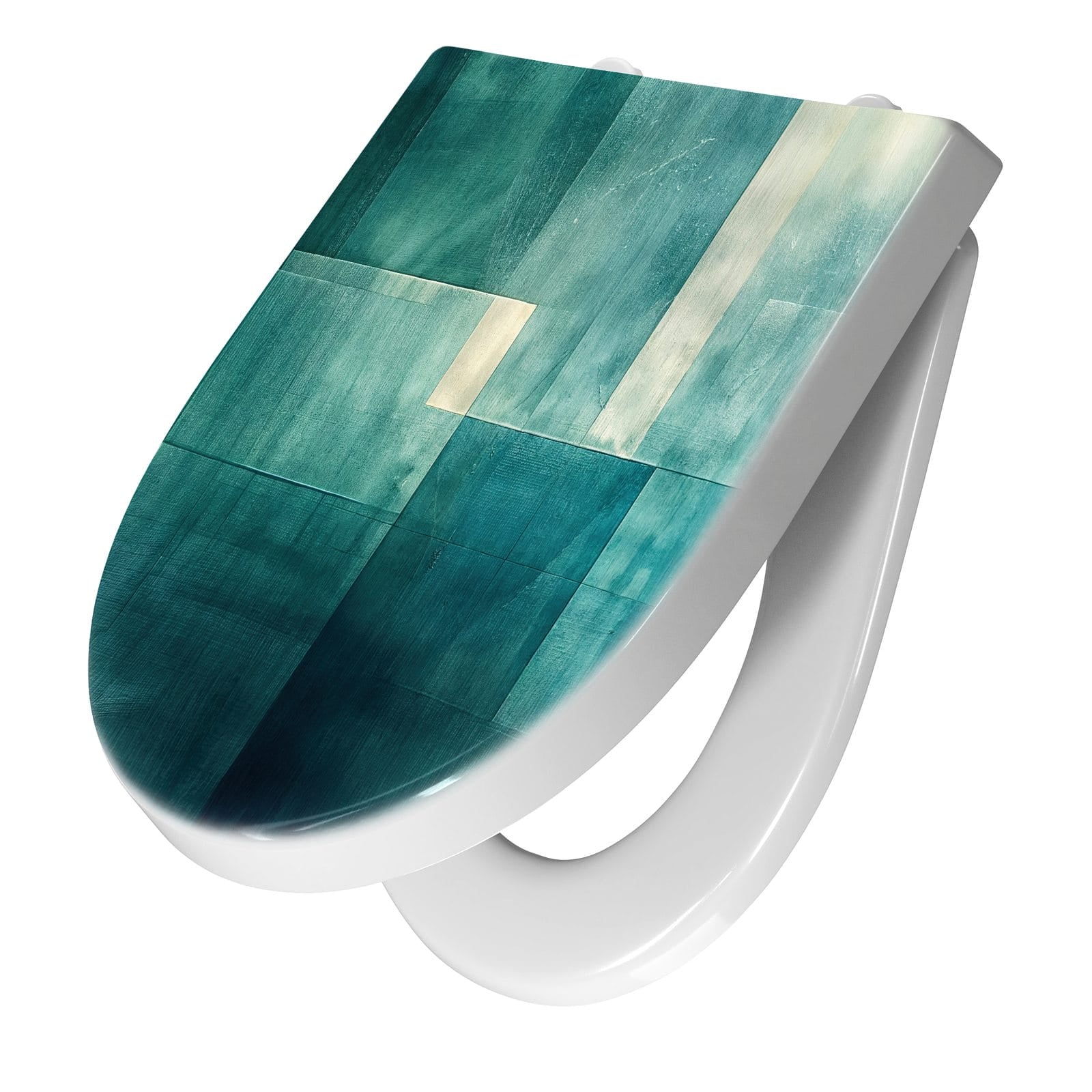 WC-Sitz mit Absenkautomatik Abstrakter Hintergrund