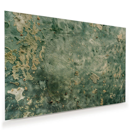 Wandbild mit dem Motiv Grüne Patina