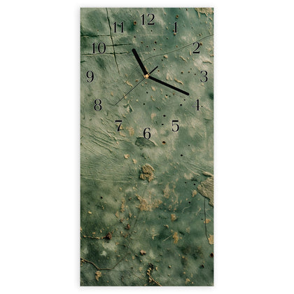 Wanduhr mit dem Motiv Grüne Patina