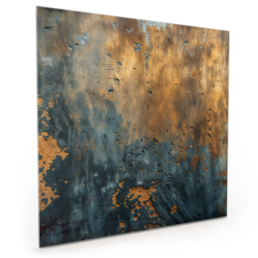 Maße Küchenrückwand Rost über Schiefer aus Glas