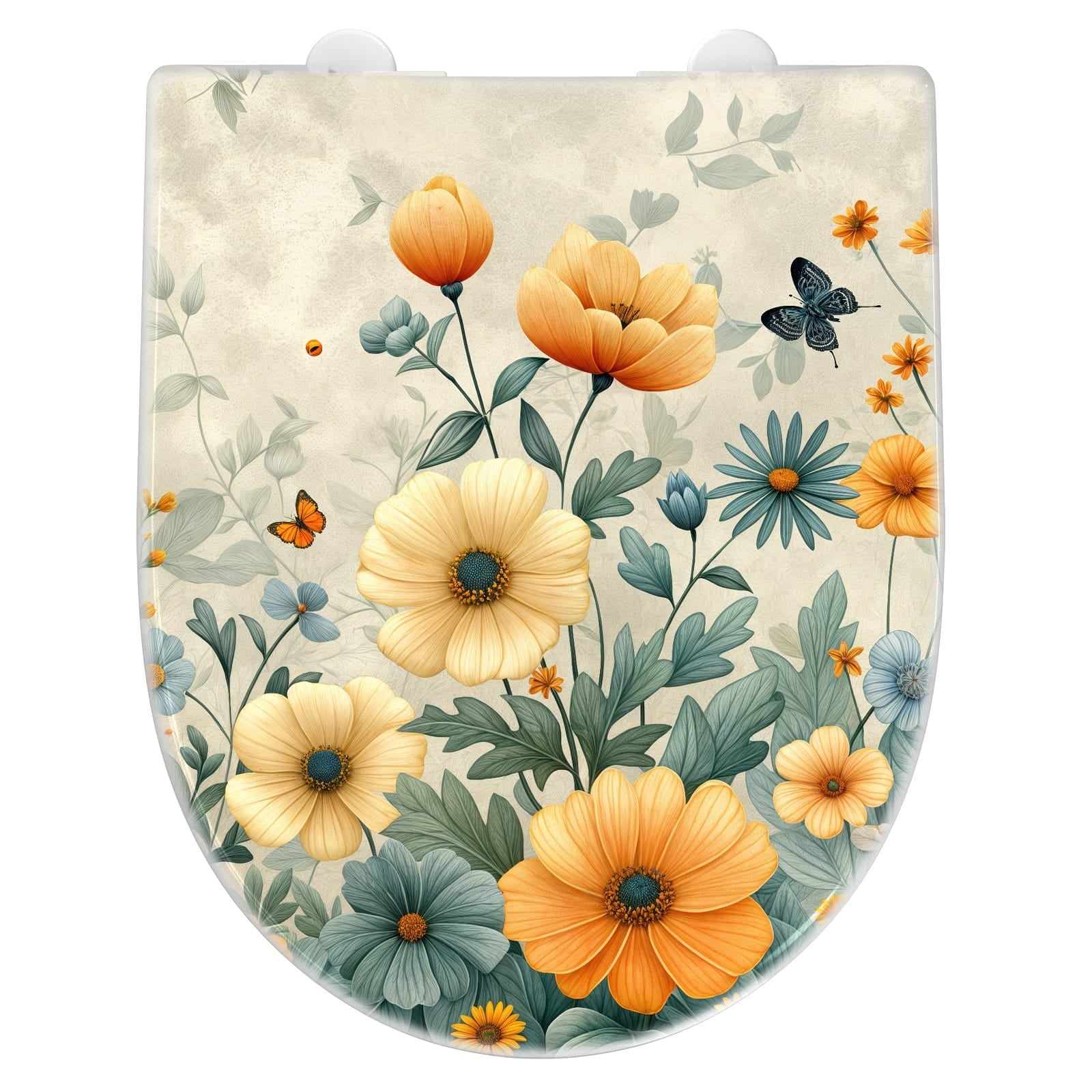 WC-Sitz mit Absenkautomatik Blumenwiese