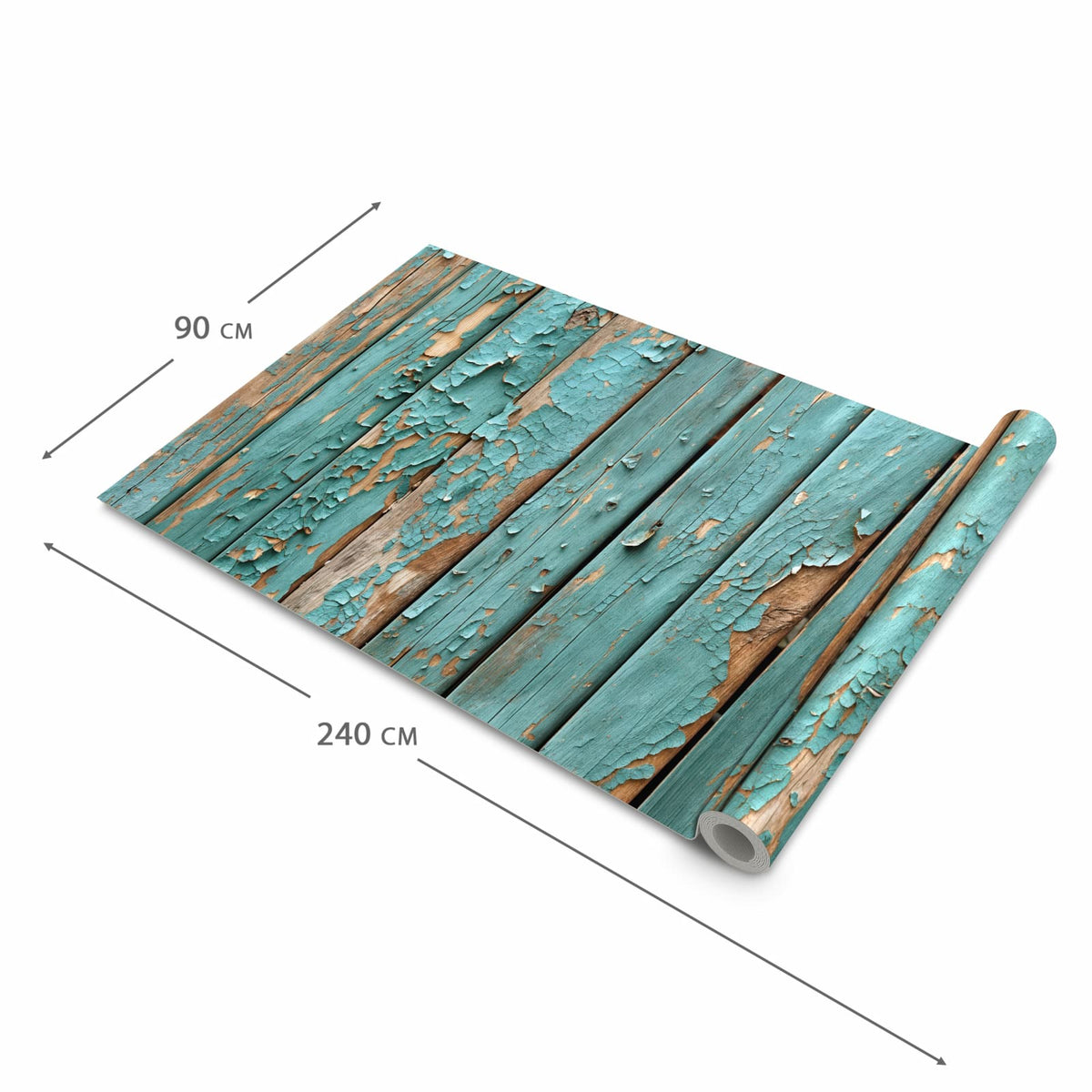 Feuchtigkeitsresistenter Küchenteppich mit Motiv Farbe von Abblätternde in der Grösse 90x180 cm