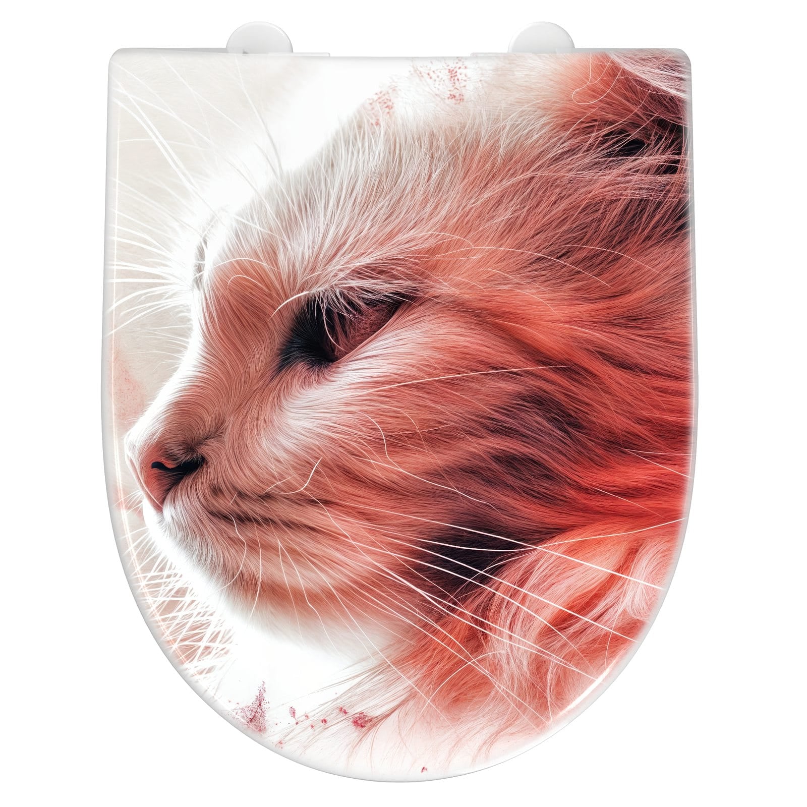WC-Sitz mit Absenkautomatik Katze Profil Rouge