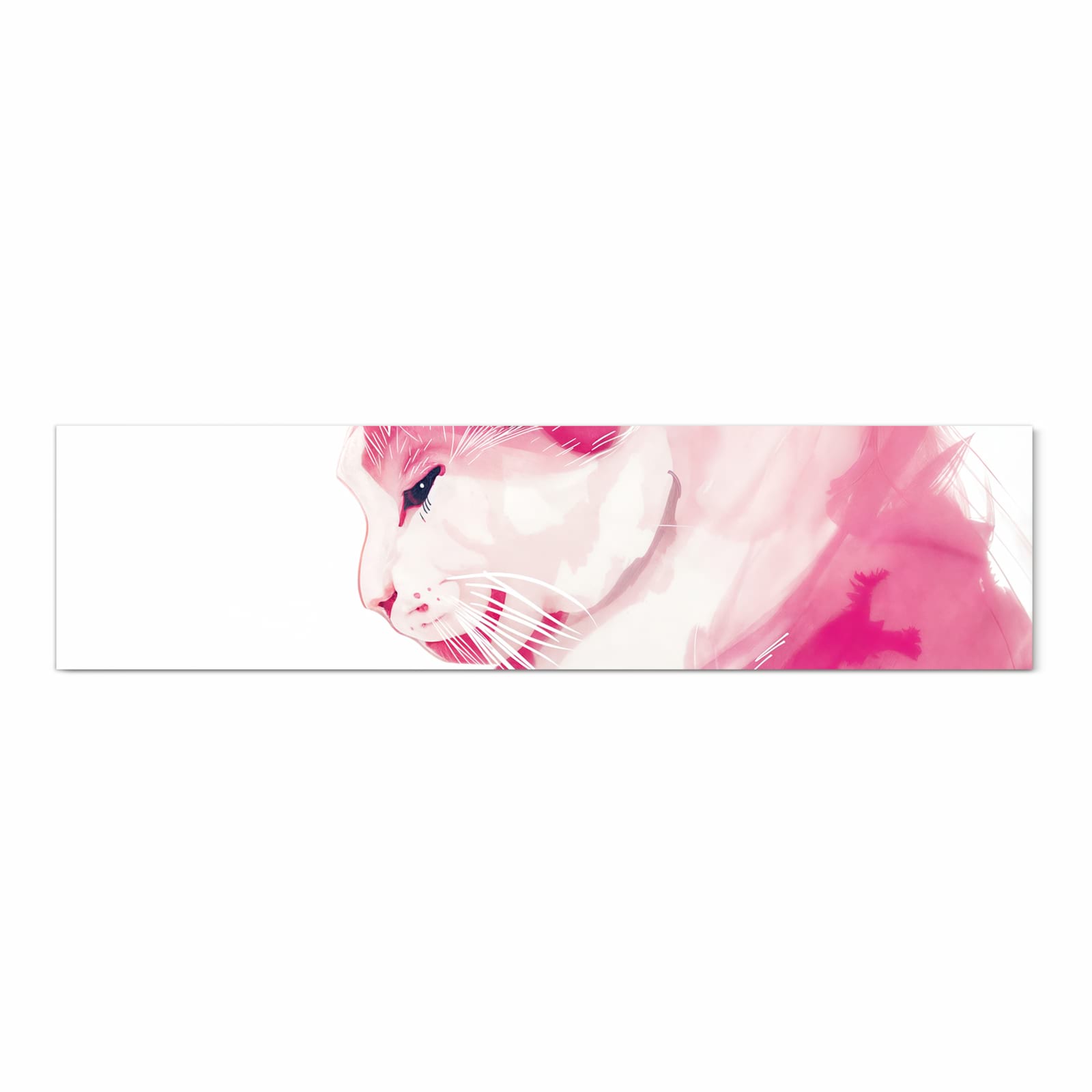 Küchenteppich mit Motiv Katzenportrait in Frontansicht für sicheres Aufbewahren