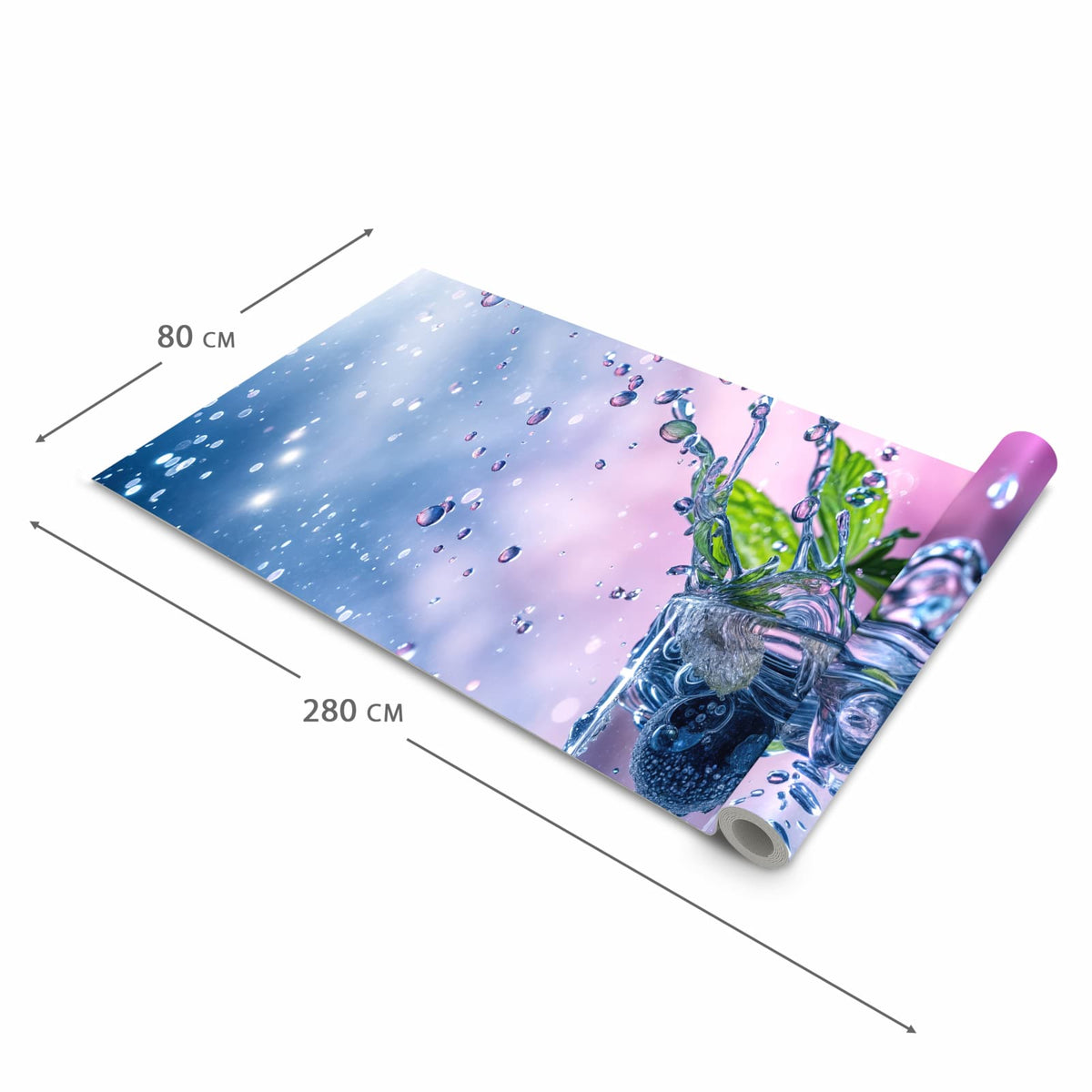 Bodenläufer mit Motiv Erfrischendes Getränk in der Grösse 60x150 cm für sichere Aufbewahrung