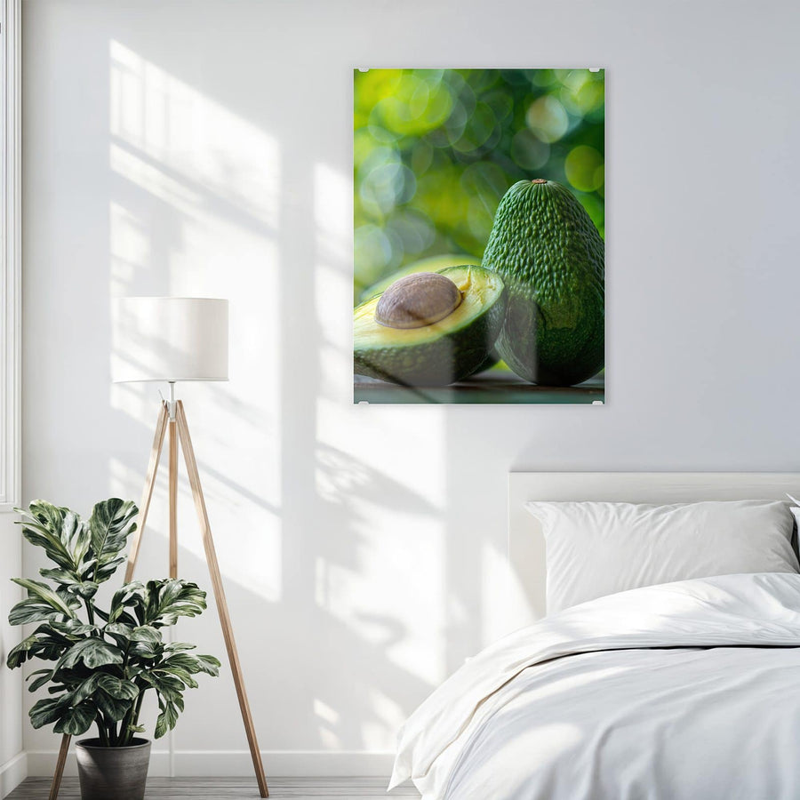 Maße Wandbild - Halbierte Avocado - Hochformat