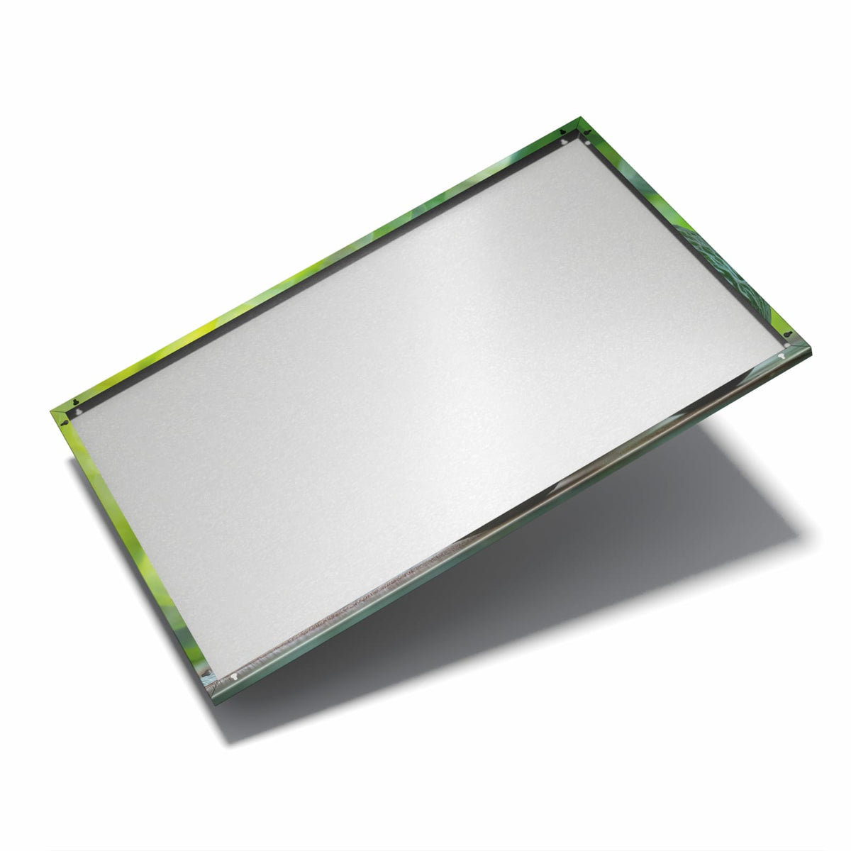 Nur 7 mm – liegt eng an der Wand – Metall Magnettafel - Halbierte Avocado