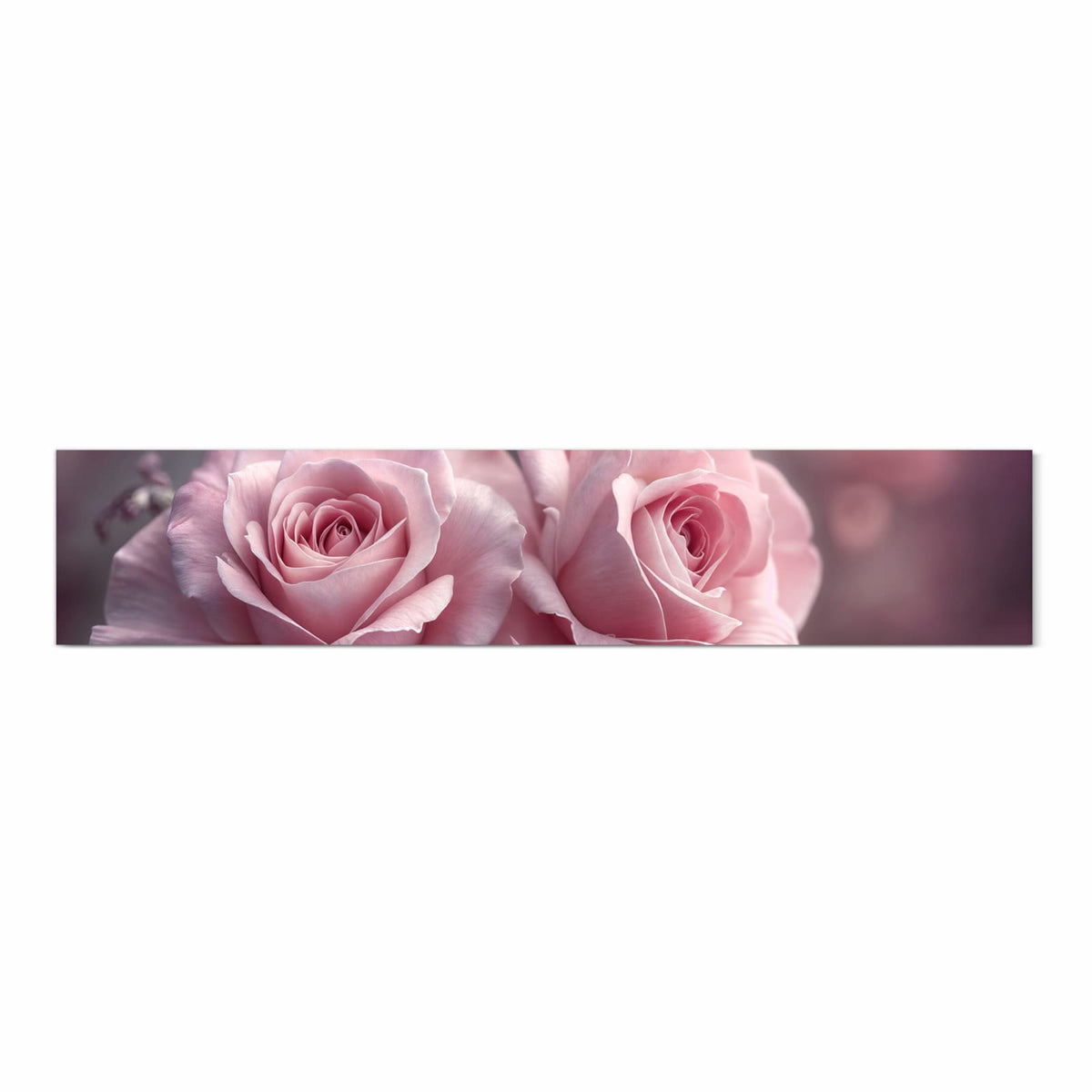 Schmutzabweisender Küchenvorleger mit Motiv Romantische Rosen in Frontansicht