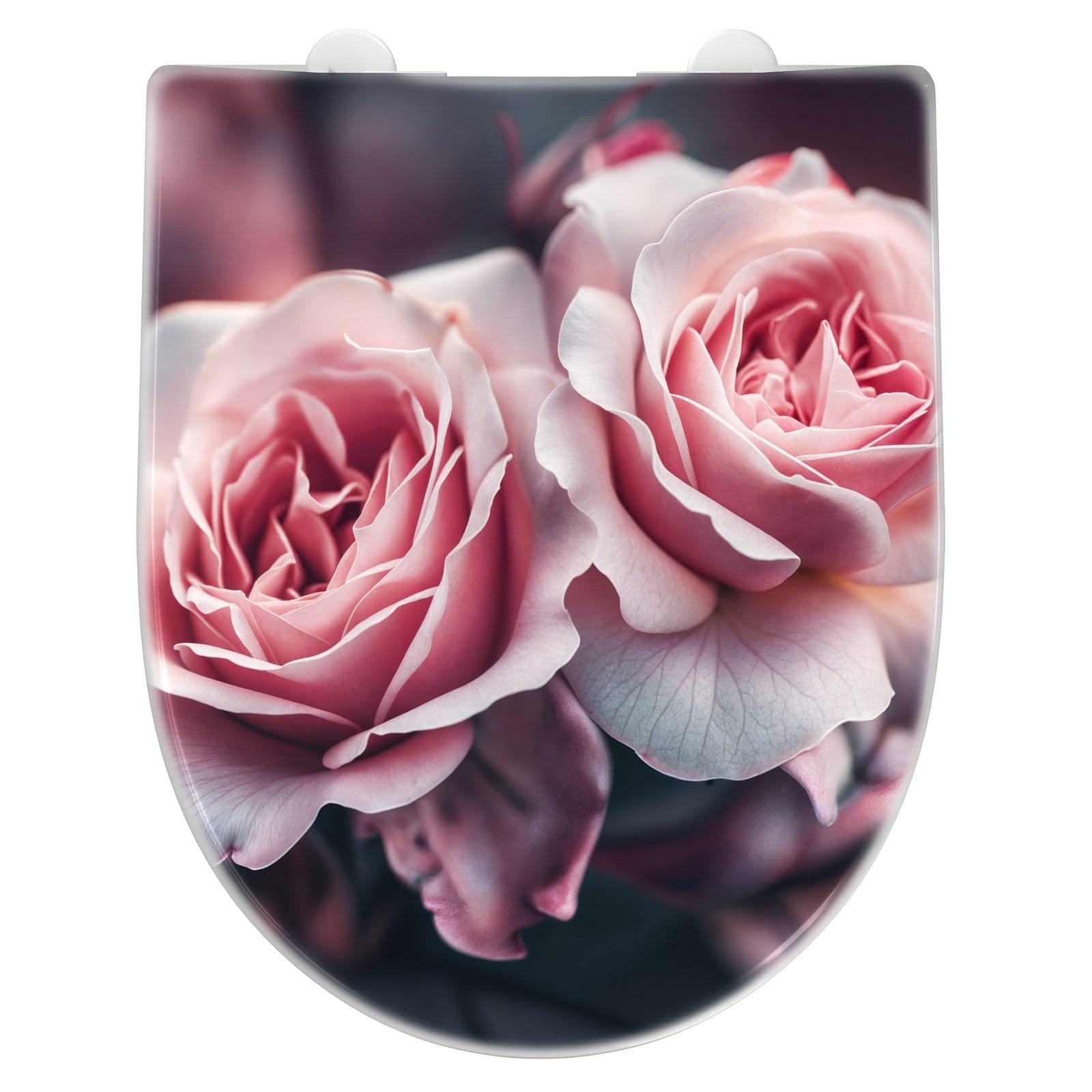 WC-Sitz mit Absenkautomatik Rosenblüten Duo