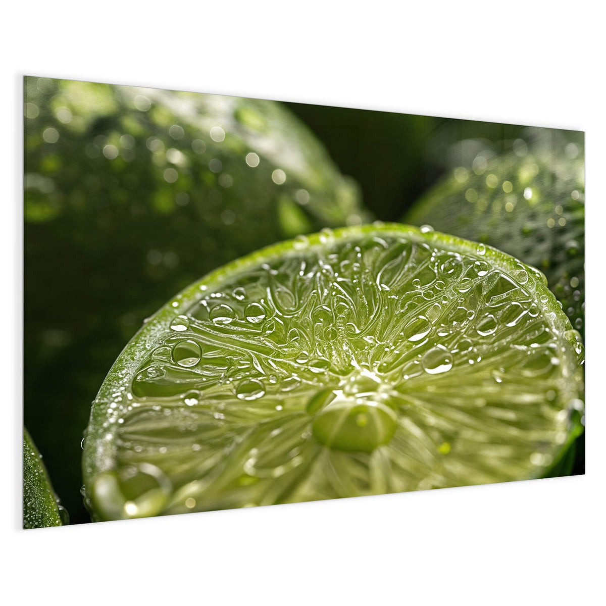 4 mm Glas statt lackiertem Blech – Magnettafel - Nasse Limettenscheibe