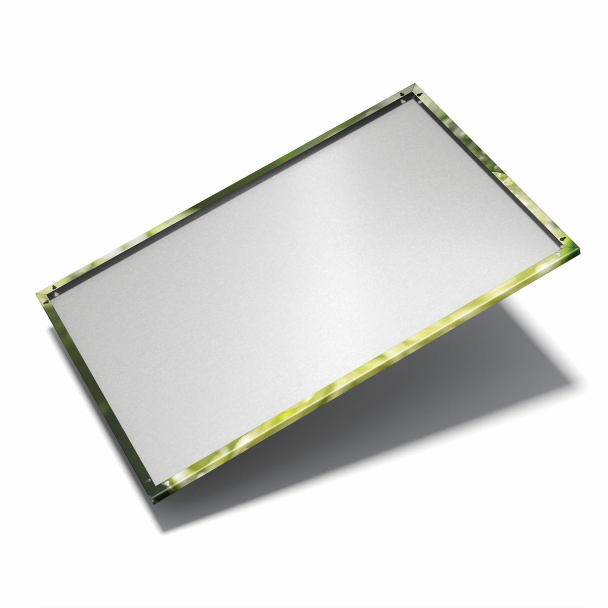 Nur 7 mm – liegt eng an der Wand – Metall Magnettafel - Nasse Limettenscheibe