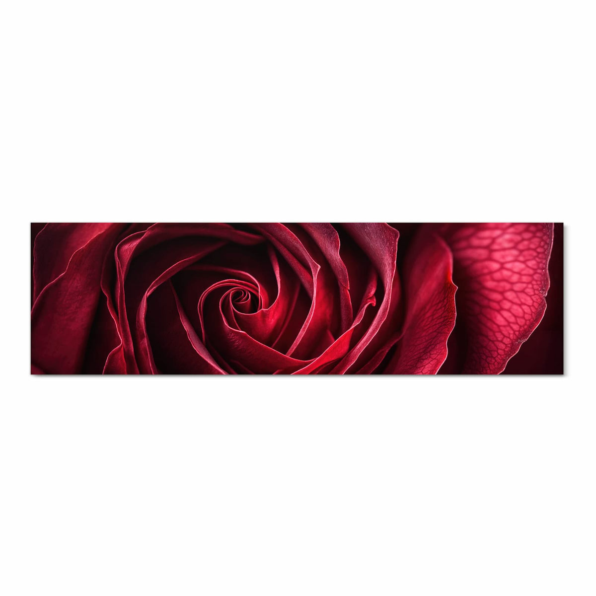 Wasserabweisender Küchenteppich mit Motiv Rose Makroaufnahme in Frontansicht