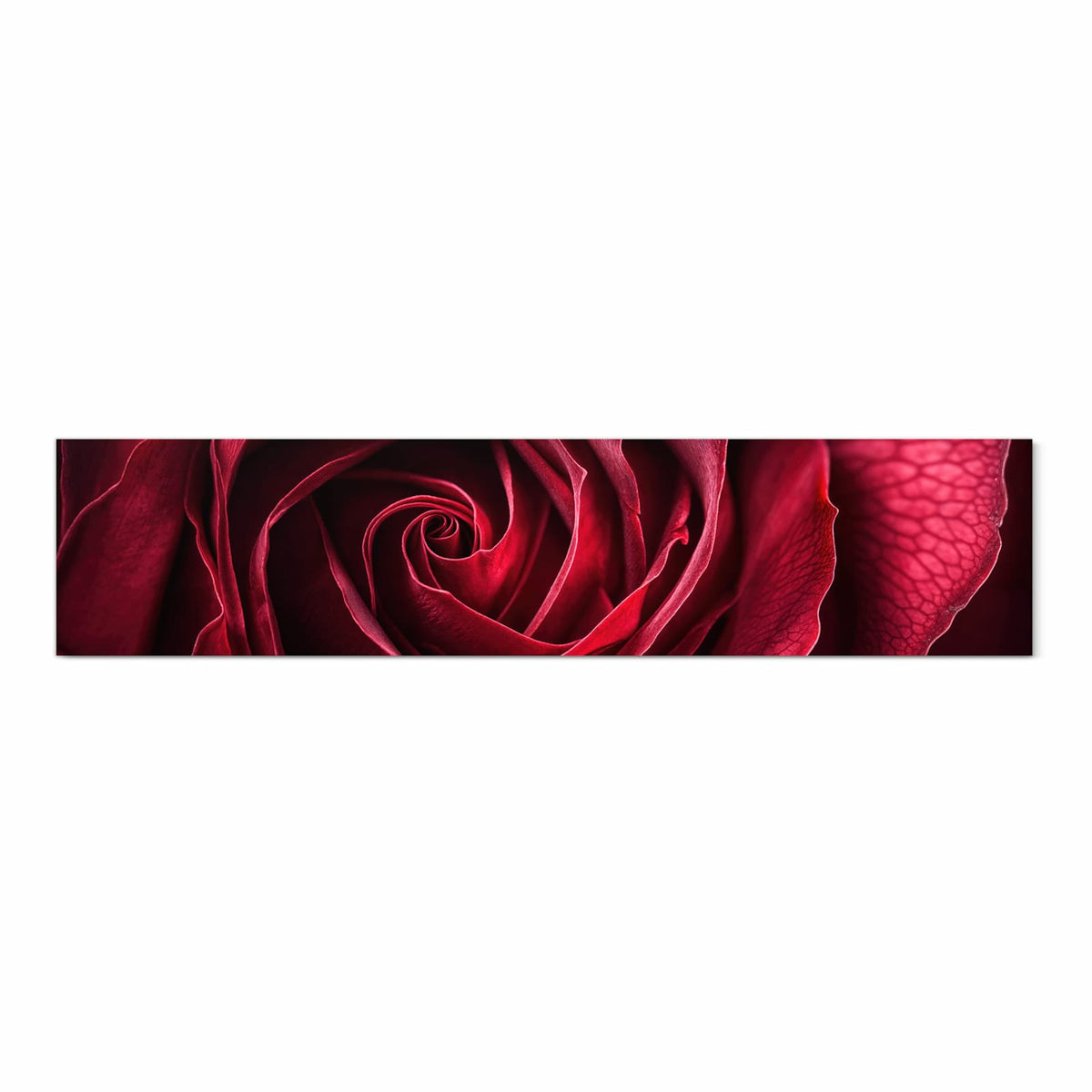 Geräuschdämpfender Küchenteppich mit Motiv Rose Makroaufnahme in Frontansicht