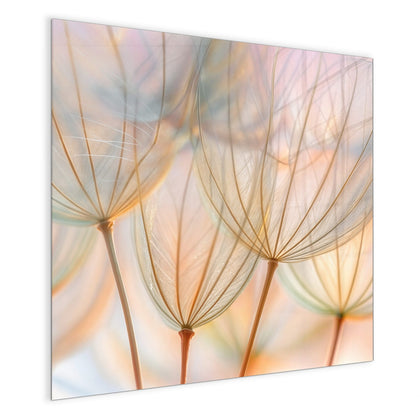 Magnettafel mit dem Motiv Pusteblume in Pastell
