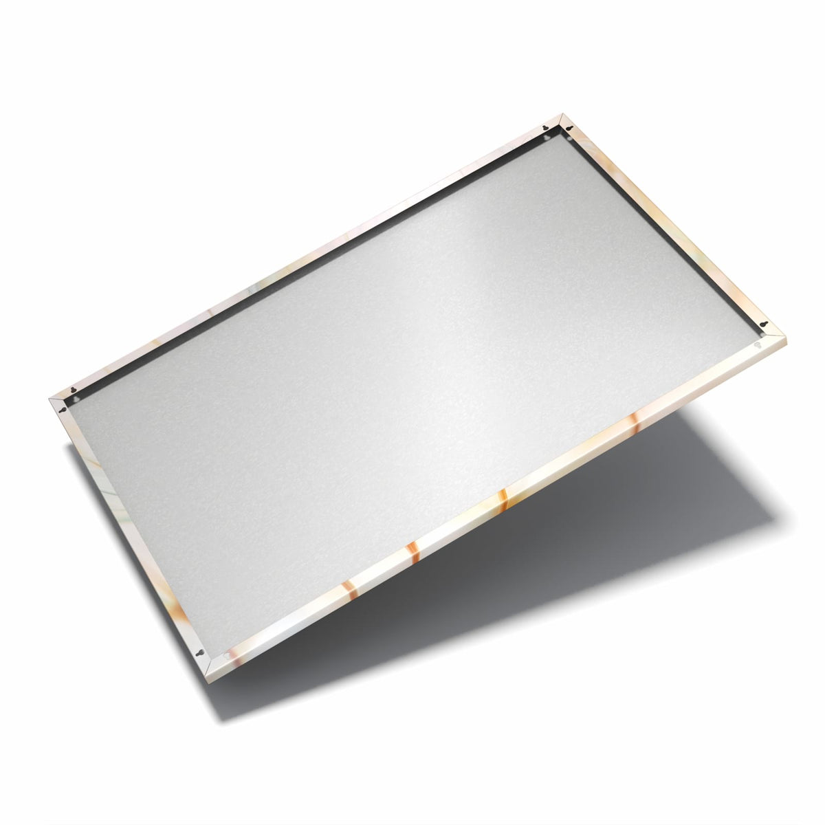 Nur 7 mm – liegt eng an der Wand – Metall Magnettafel - Pusteblume in Pastell