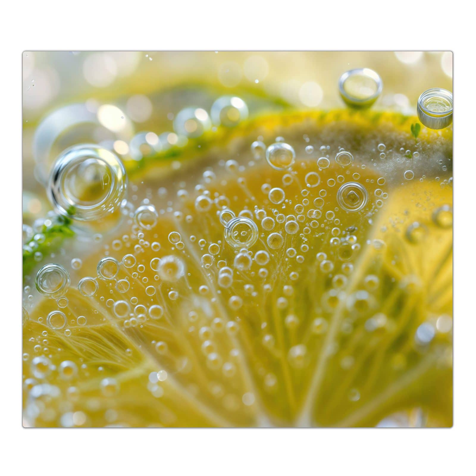 1-teilige Ceranfeld-Abdeckung mit Sanfte Zitronenscheibe-Motiv in der Frontansicht #grösse_1-Teilig (60x52cm)