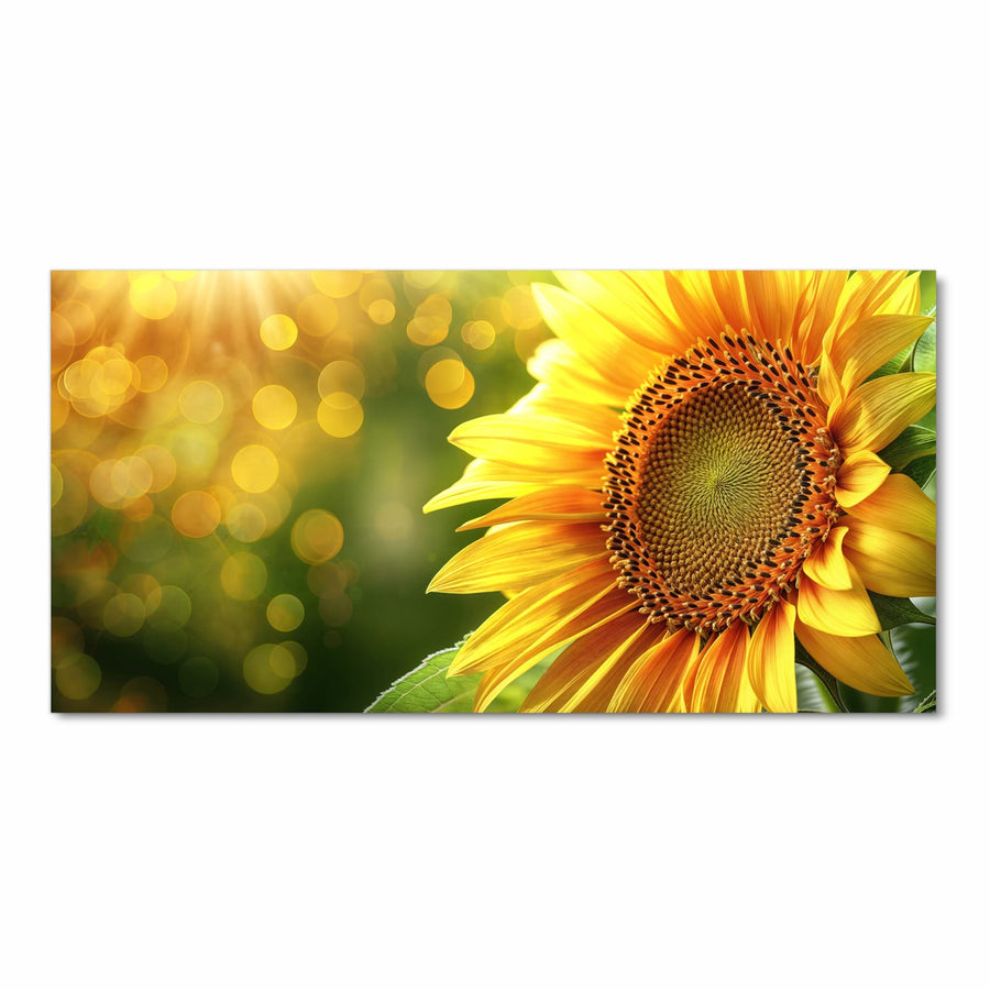 Maße Küchenläufer - Sonnenblume im Goldlicht
