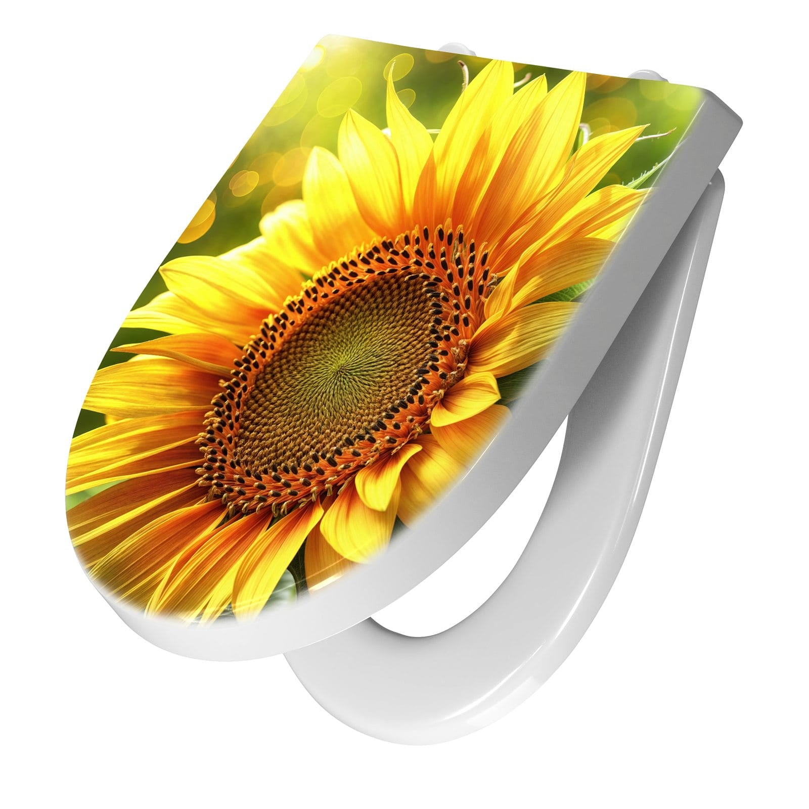 WC-Sitz mit Absenkautomatik Sonnenblume Blüte