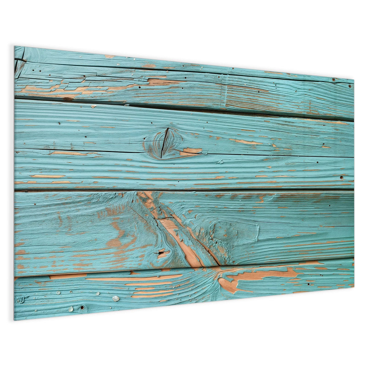 4 mm Glas statt lackiertem Blech – Magnettafel - Türkislack auf Holz