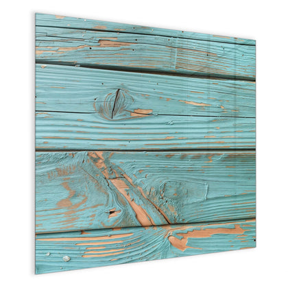 Magnettafel mit dem Motiv Türkislack auf Holz