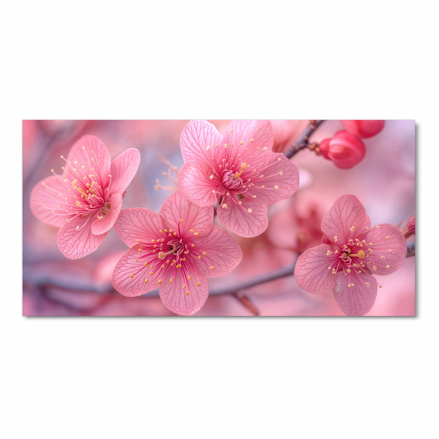 Maße Küchenläufer - Drei Blüten in Pink