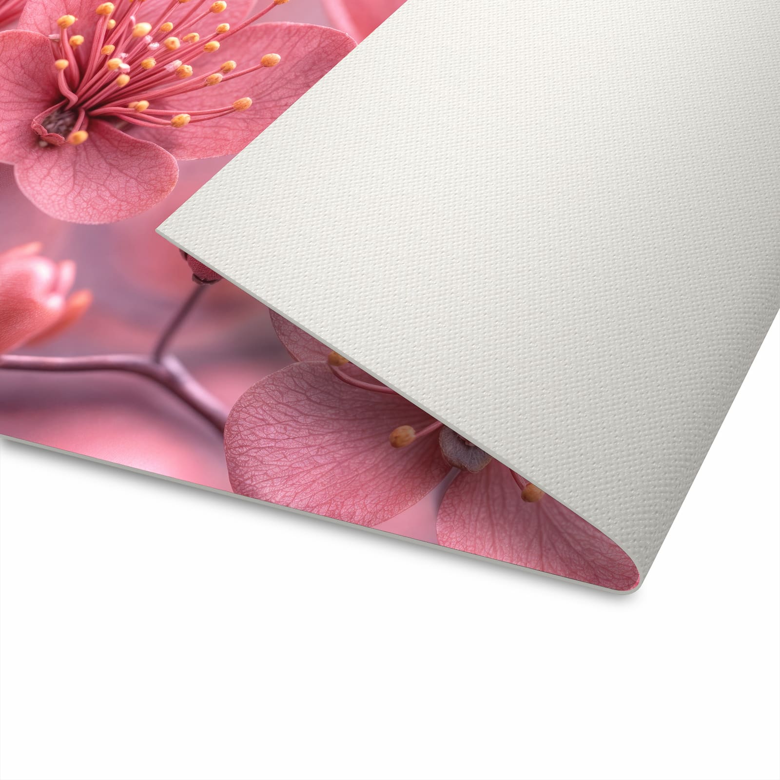 Hygienischer Läufer Küche mit Motiv Kirschbaumblüten in moderner Küche