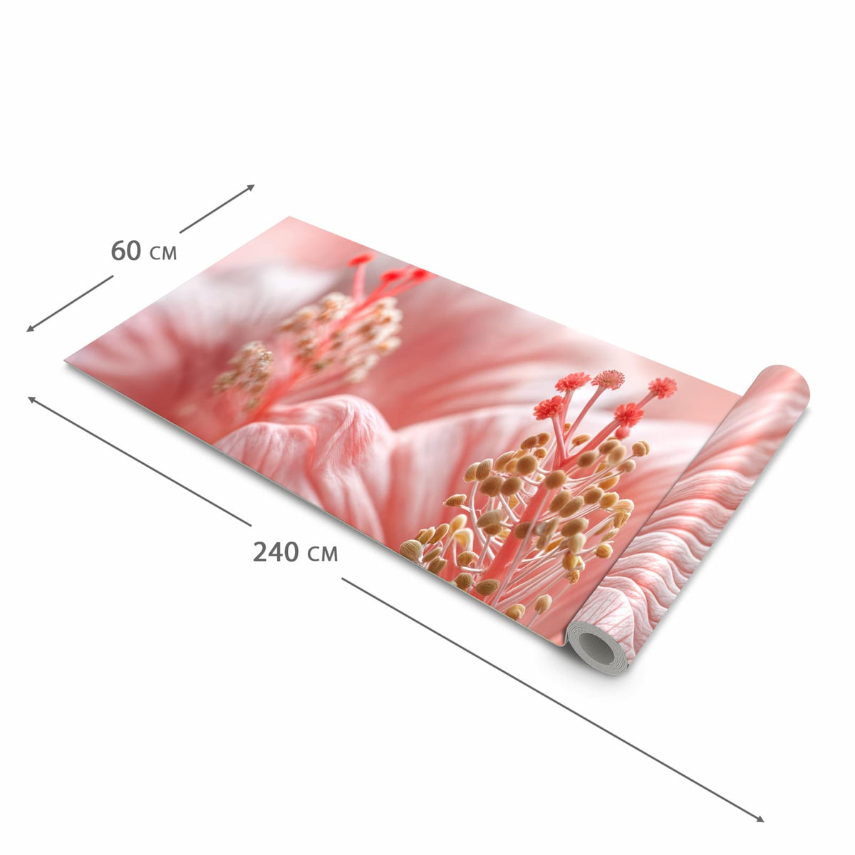 Fleckenresistenter Küchenteppich mit Motiv Blumenzauber in der Grösse 60x150 cm, waschbar