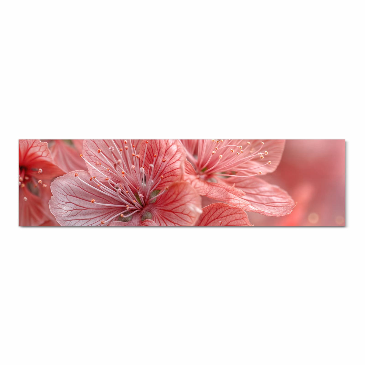 Komfortabler rutschfester Küchenläufer mit Motiv Stille Blumenpracht in Frontansicht