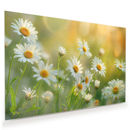Wandbild mit dem Motiv Weiße Margeriten