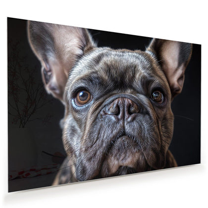 Wandbild mit dem Motiv Hundeporträt