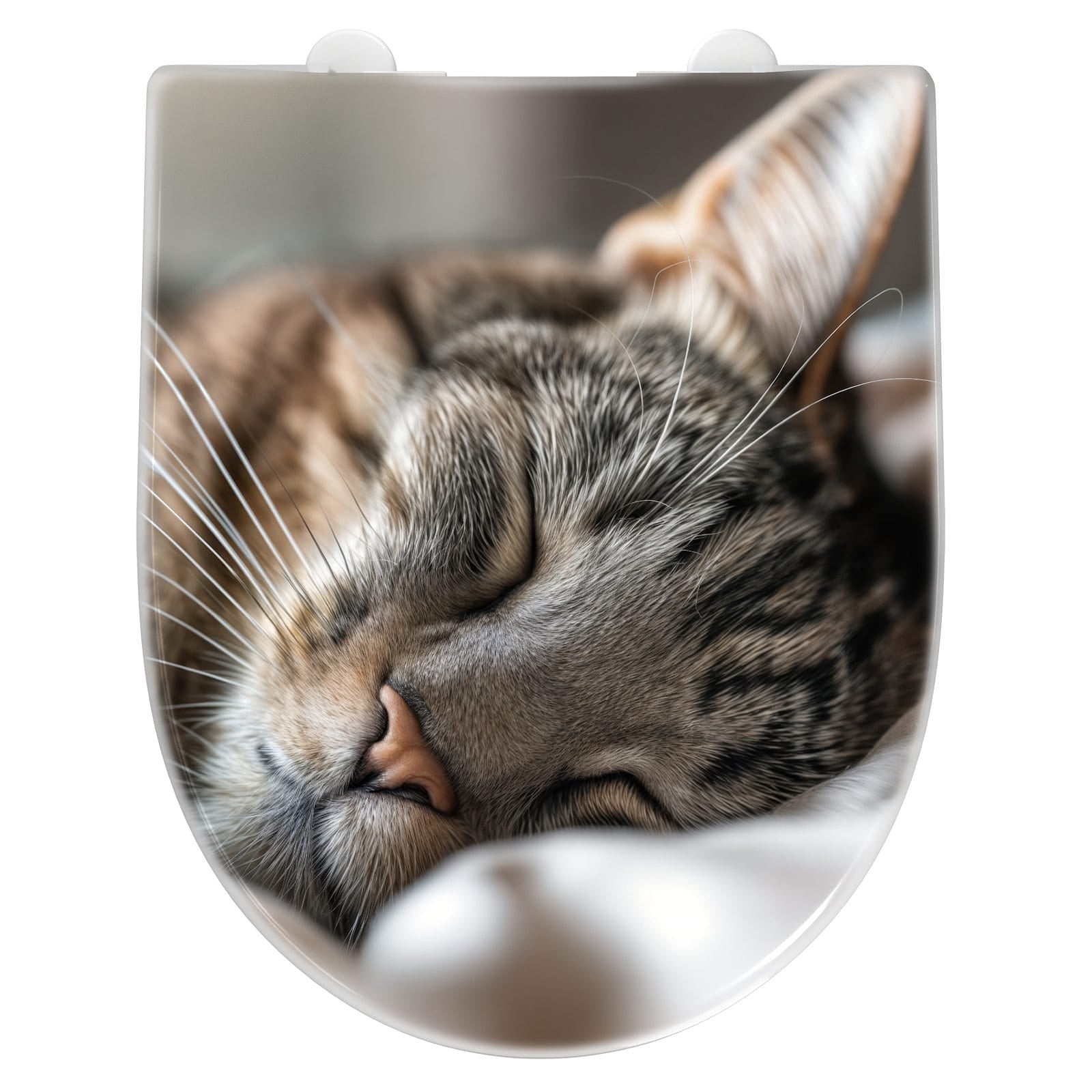 WC-Sitz mit Absenkautomatik Katze von Schlafende