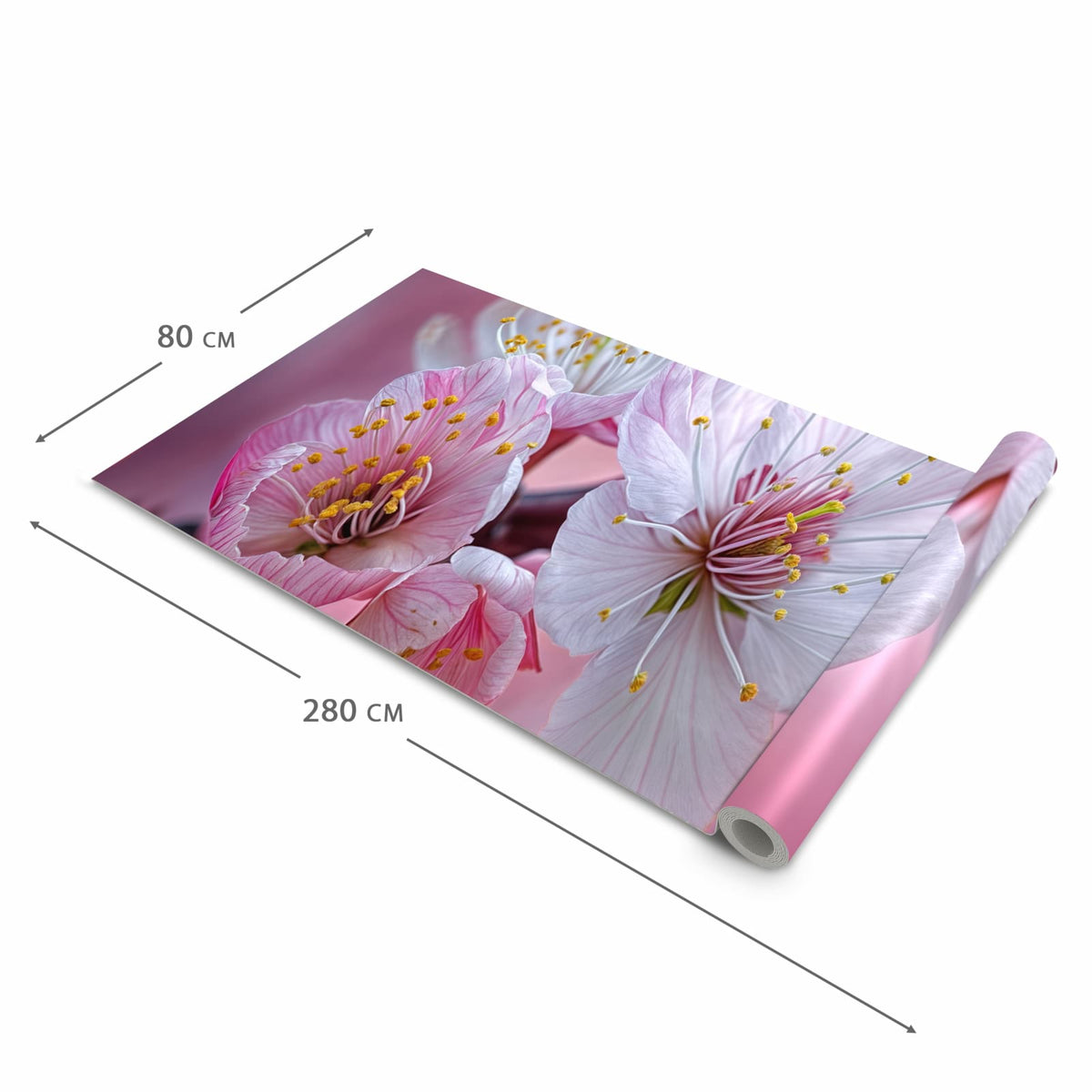 UV-beständiger Küchenläufer mit Motiv Sanfte Kirschblüten in der Grösse 90x240 cm
