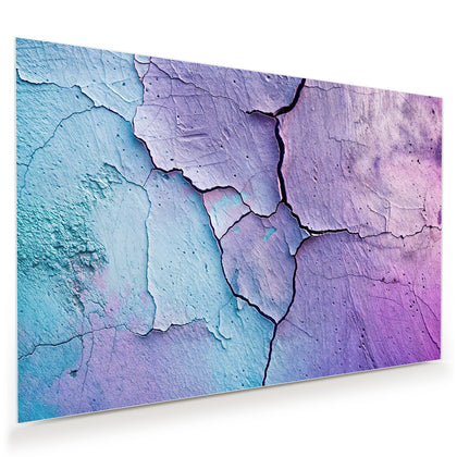 Wandbild mit dem Motiv Risse in Violett