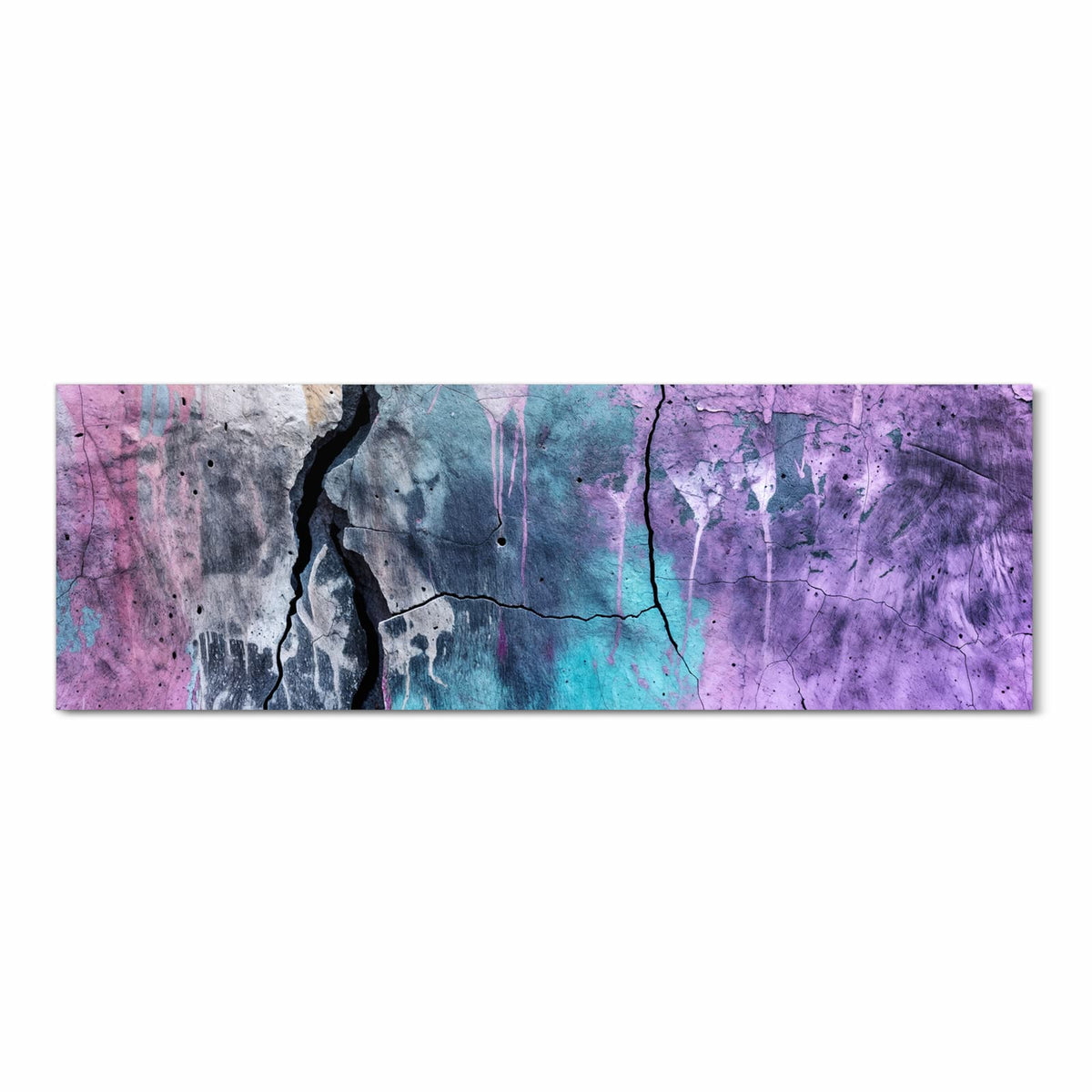 Feuchtigkeitsresistenter Küchenteppich mit Motiv Graffiti Wand Kunst in Frontansicht