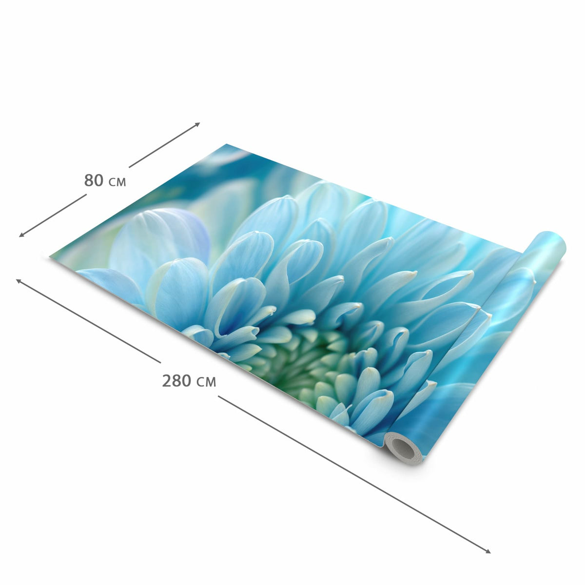 Pflegeleichter Läufer Eingangsbereich mit Motiv Sanfte Blütenzauber in der Größe 80x250 cm