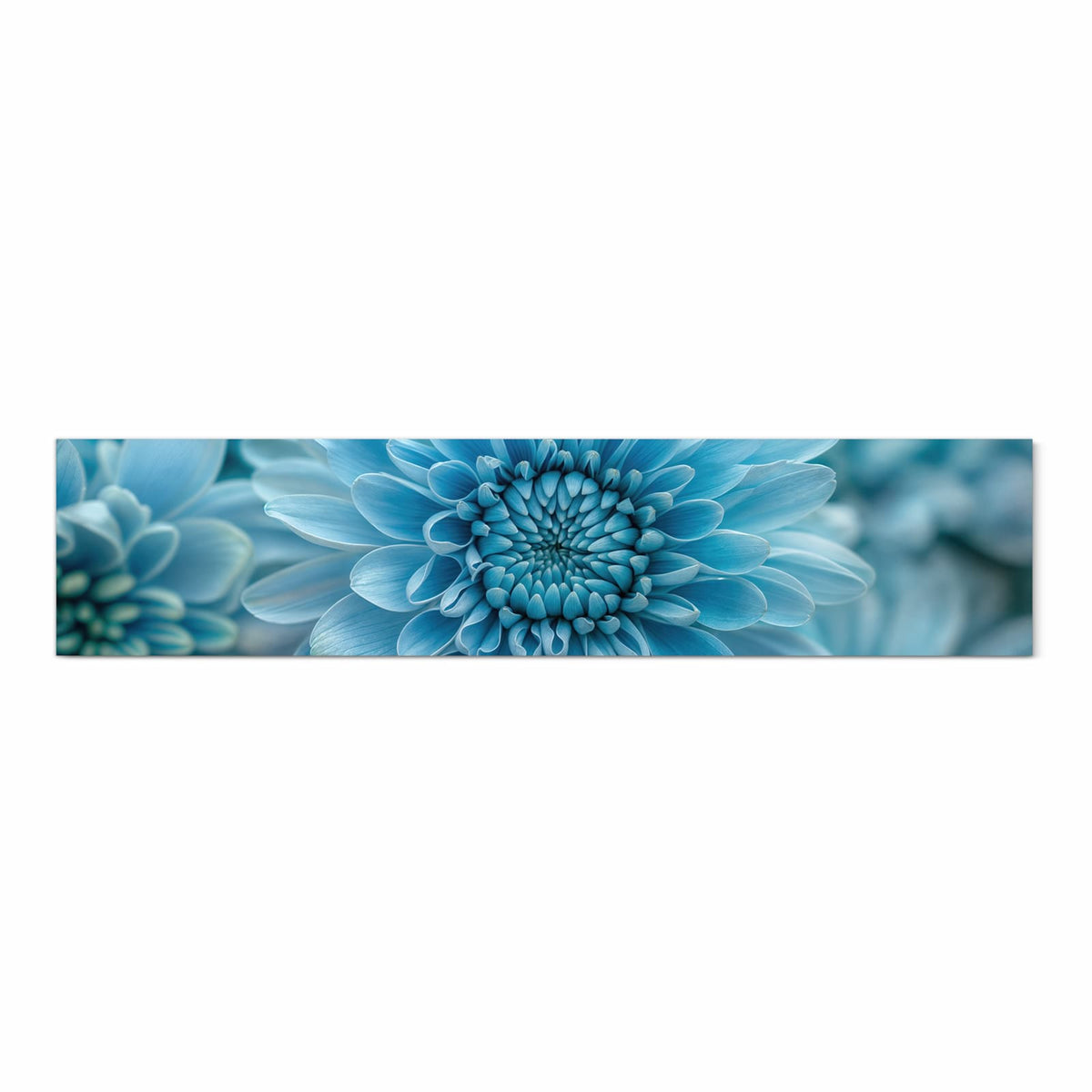 Geräuschdämpfender Küchenteppich mit Motiv Blume von Blaue in Frontansicht