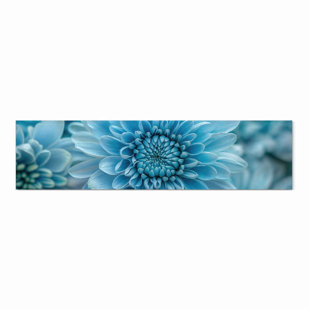 Zeitsparender rutschfester Küchenteppich mit Motiv Blume von Blaue in Frontansicht