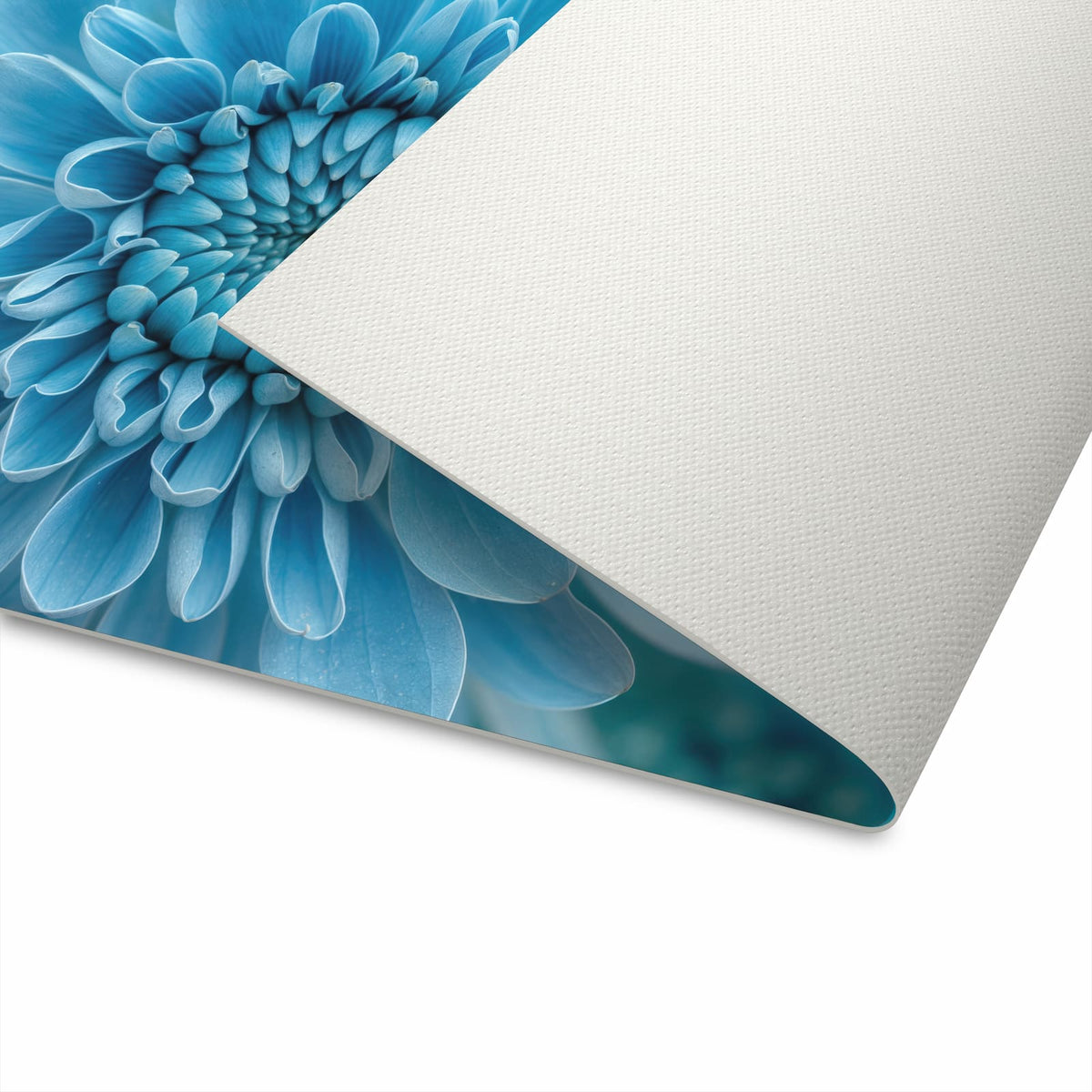 Wasserabweisender Küchenteppich mit Motiv Blume von Blaue in der Unterseite