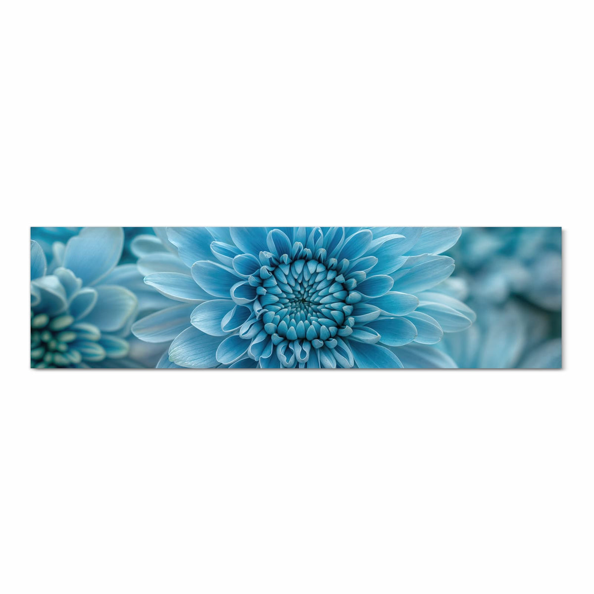 Fleckenresistenter waschbarer Küchenteppich mit Motiv Blume von Blaue in Frontansicht
