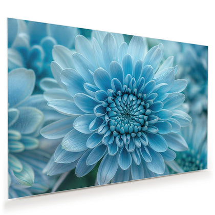Wandbild mit dem Motiv Blüte mit Türkiskern