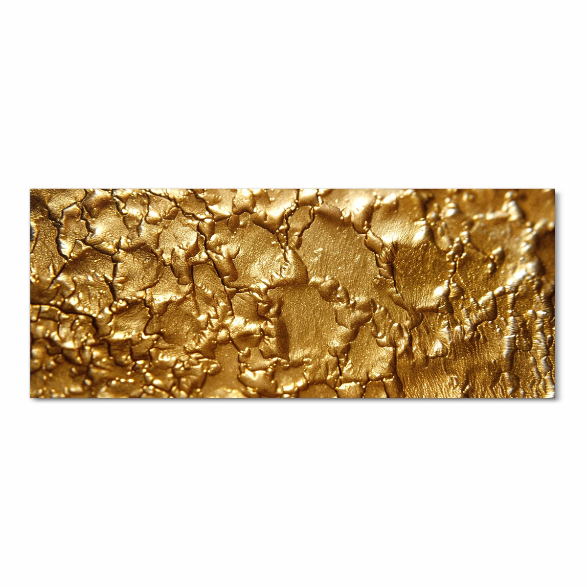 Bodenschonender Küchenläufer mit Motiv Goldene Struktur in Frontansicht