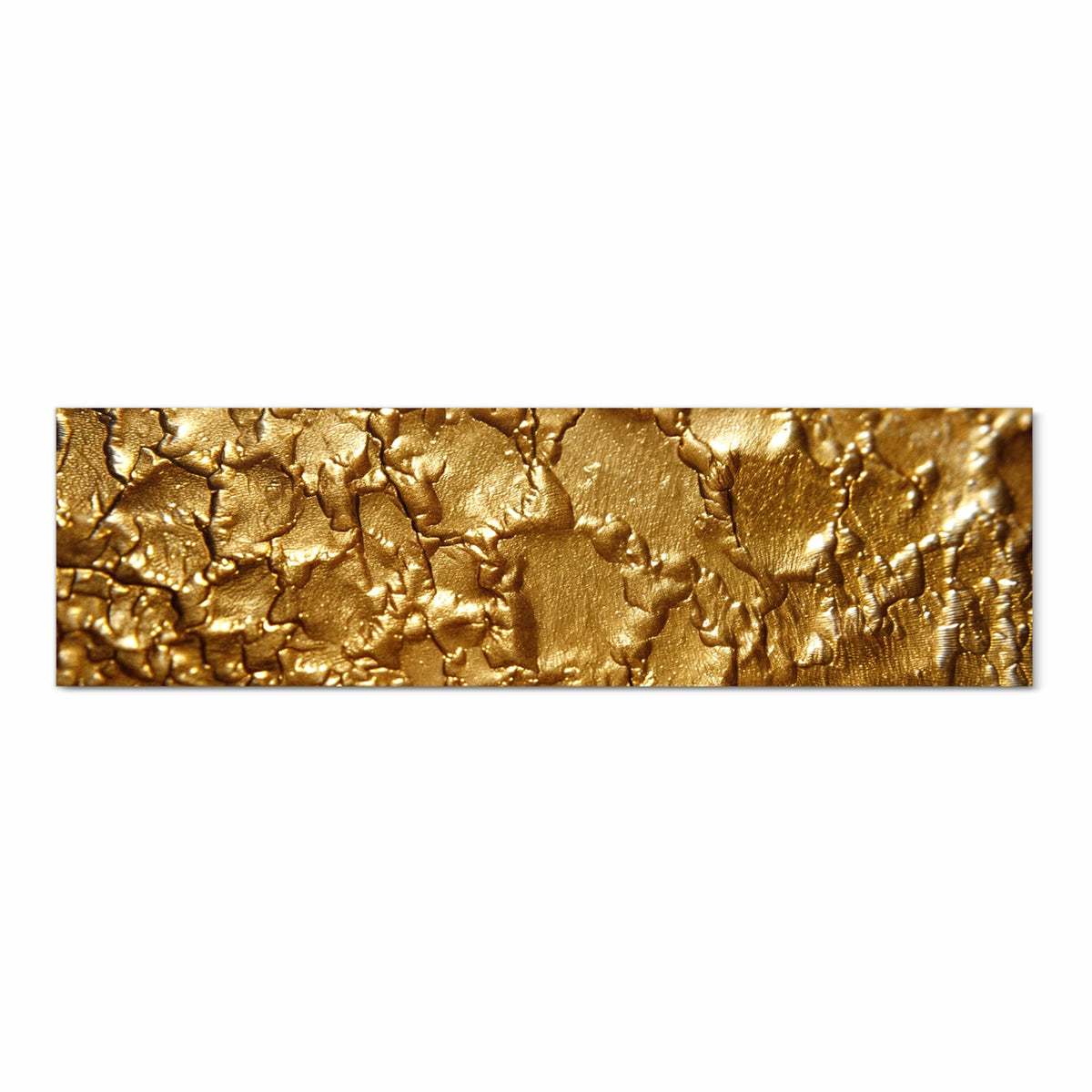 Geräuschdämpfender Küchenteppich mit Motiv Goldene Struktur in Frontansicht