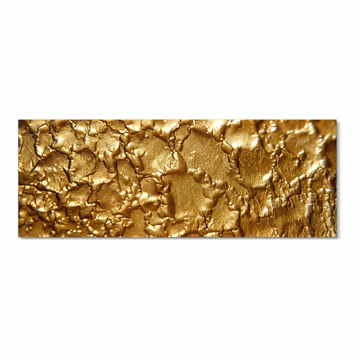 UV-beständiger Küchenteppich mit Motiv Goldene Struktur in Frontansicht für die Küche