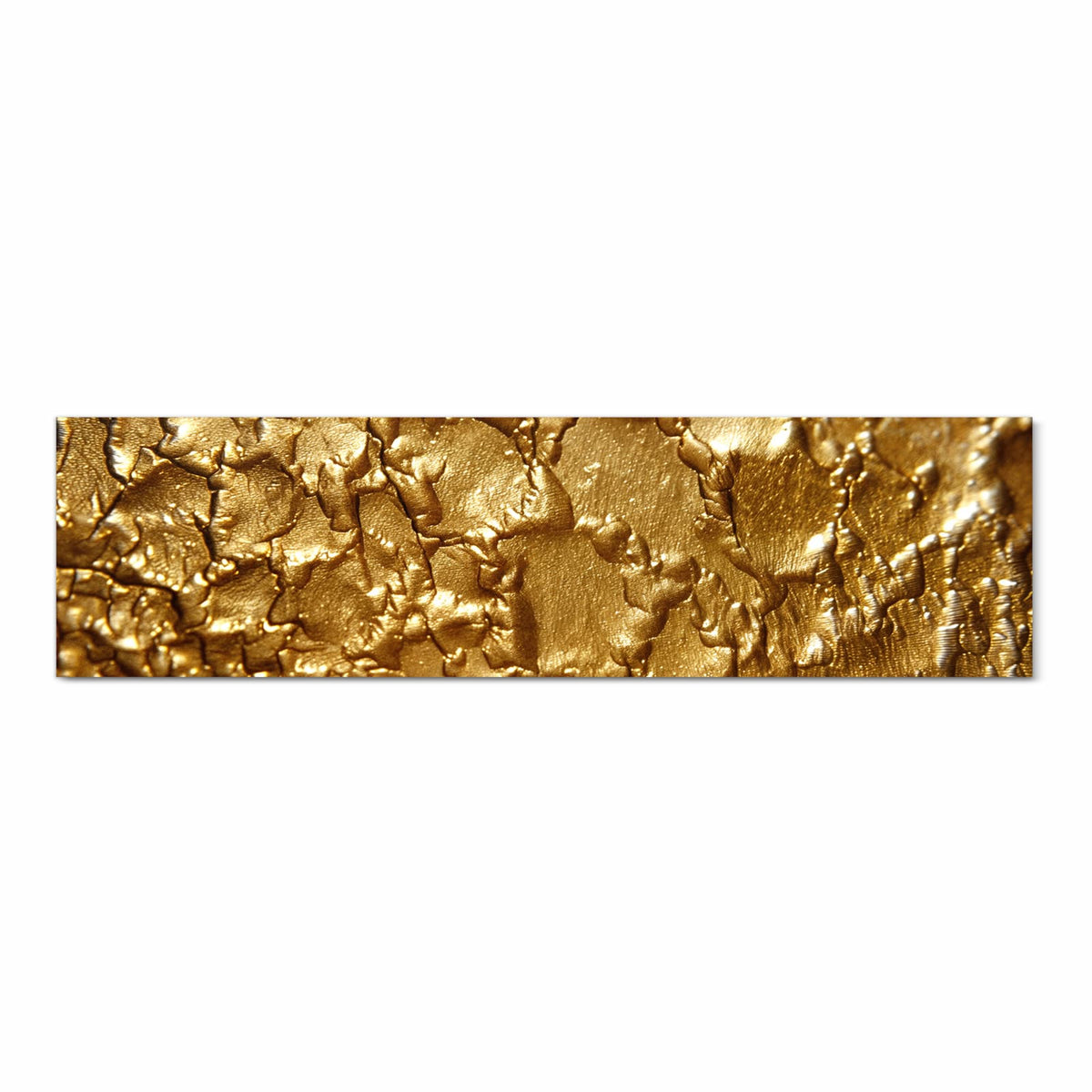 Abriebfester Küchenteppich mit Motiv Goldene Struktur in Frontansicht