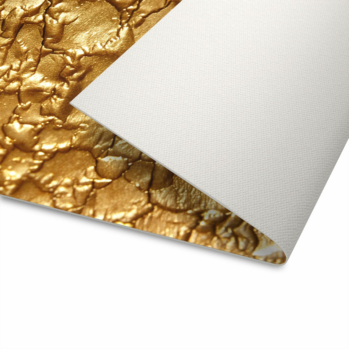 Farbbeständiger waschbarer Küchenläufer mit Motiv Goldene Struktur in der Unterseite