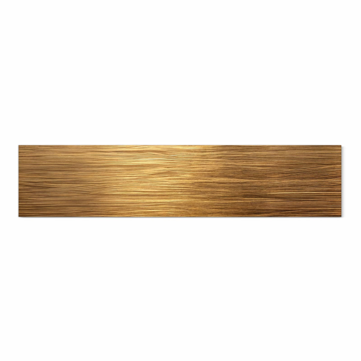 Pflegeleichter Küchenläufer mit Motiv Golden Textured Surface in Frontansicht, rutschfest