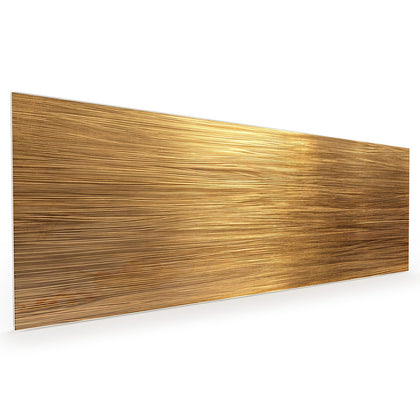 Küchenrückwand mit dem Motiv Gebürstetes Gold