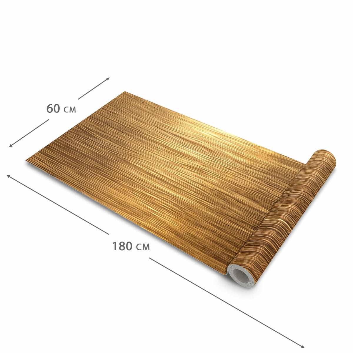 Rutschfester Küchenläufer mit Motiv Golden Textured Surface in der Grösse 60x240 cm