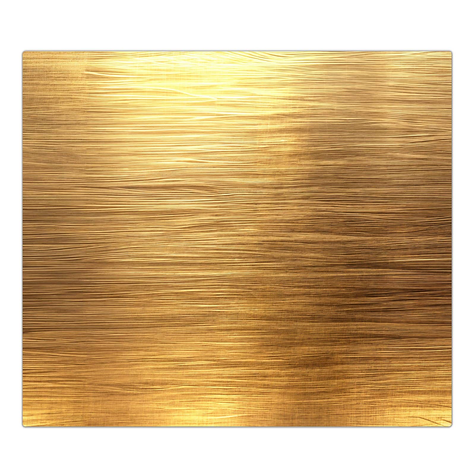 1-teilige Herdabdeckplatte mit Golden Textured Surface-Motiv in der Frontansicht #grösse_1-Teilig (60x52cm)