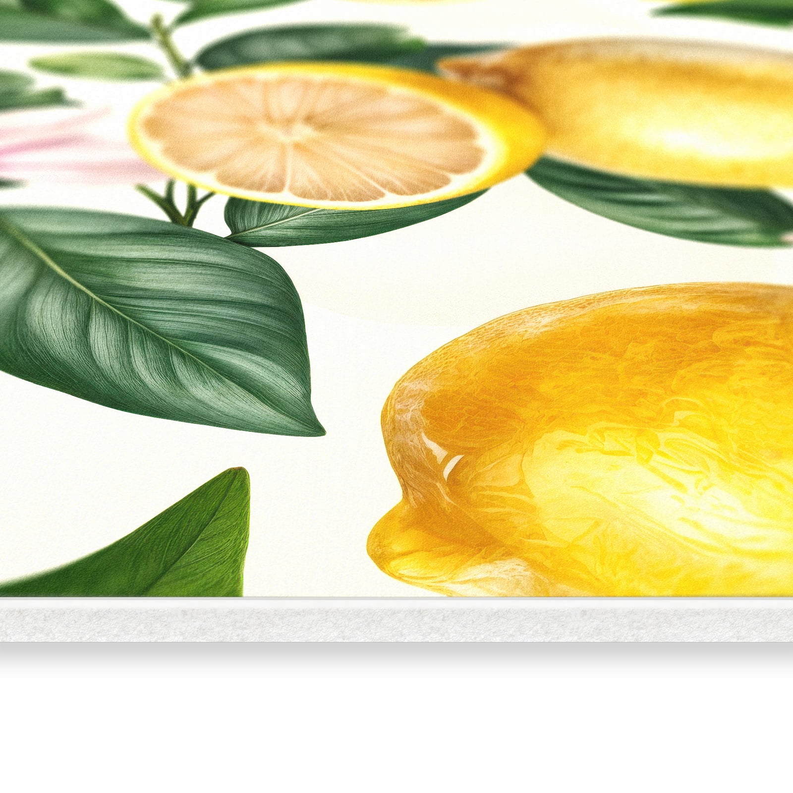 Küchenläufer - Zitronenblumen